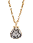 Bee Amulet with Diamond .05 ct View 1
