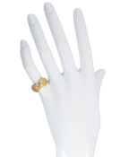 Diamond Double Scallop Ring View 2