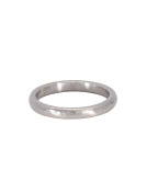 18kt White Gold Narrow Peened Bands View 1
