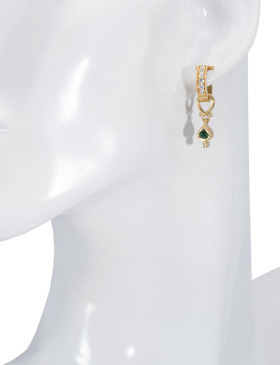 Emerald Cabochon Anjou Drops